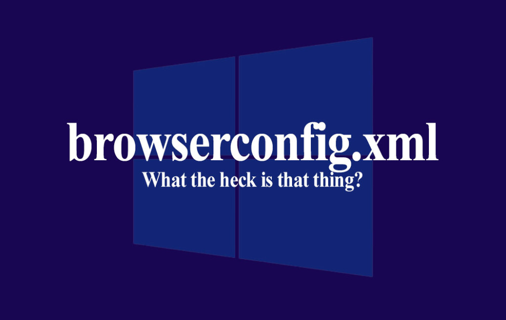 What is the browserconfig